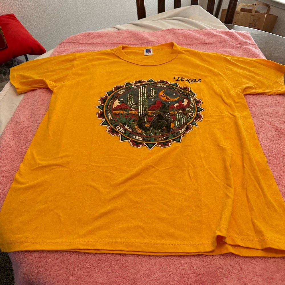 📣 Russell  Athletic TEXAS  T-shirt